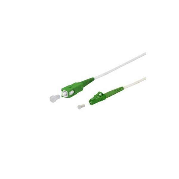 Kabel krosowy METZ CONNECT OpDAT, SC-S APC/LC-S APC OS2, 20 m