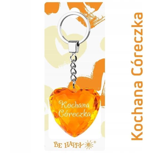 Brelok Serce Kochana Córeczka EDUKAMP