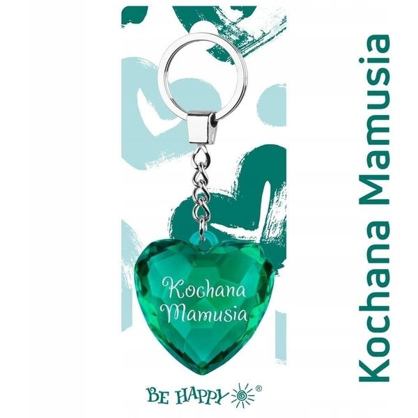 Brelok Serce Kochana Mamusia EDUKAMP