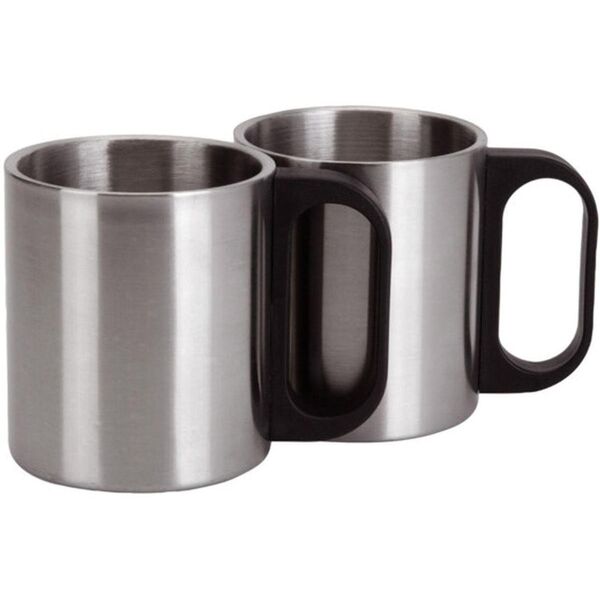 Stainless steel thermos 1L, 2 cups
