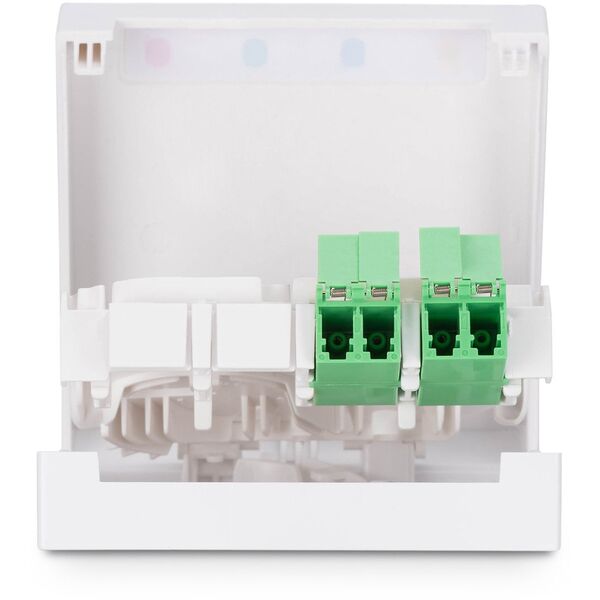 DIGITUS FTTH Gehäuse, 2 x LC/APC DX Kupplung mit Shutter