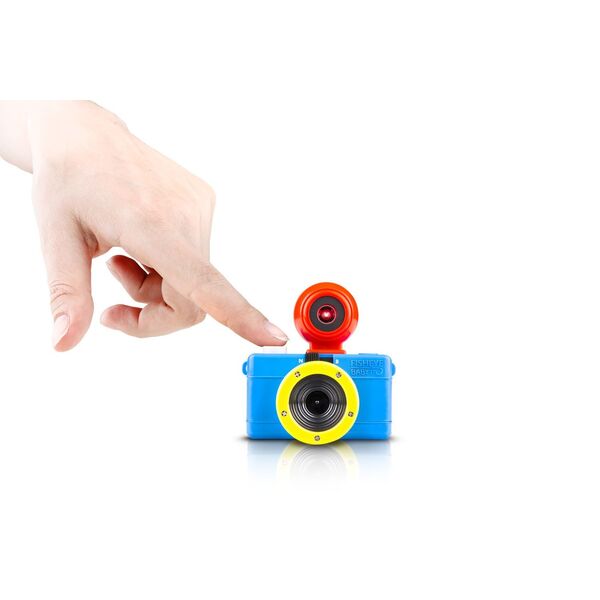 Lomographische Ag Lomography fotoaparatas "Fisheye Baby", (110 formato) [D]