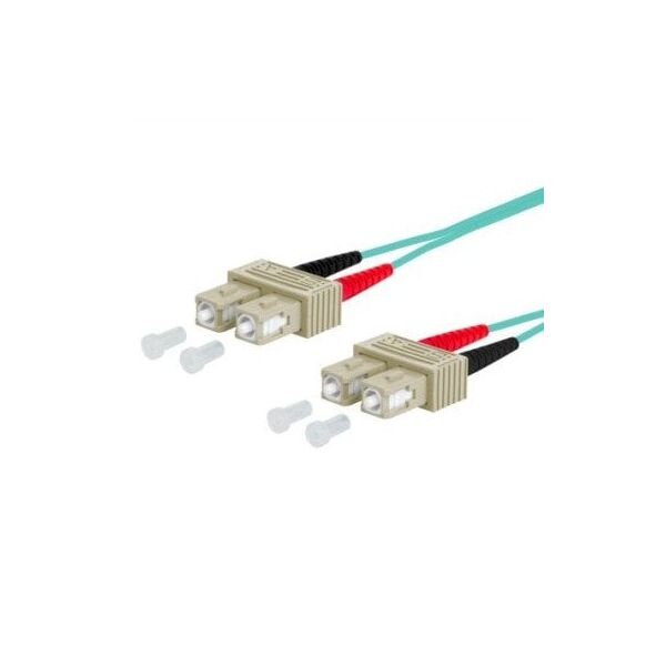Kabel krosowy METZ CONNECT OpDAT, SC-D/SC-D OM3, 1 m