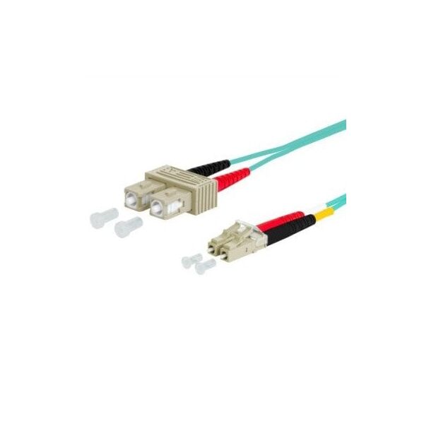 Kabel krosowy METZ CONNECT OpDAT, SC-D/LC-D OM3, 6 m