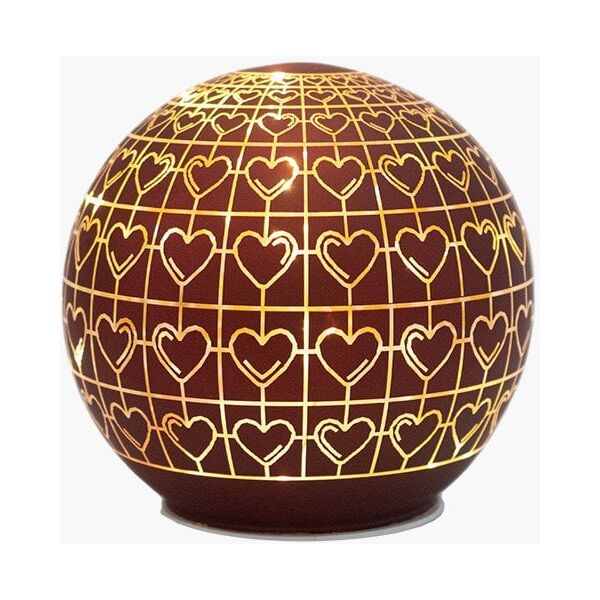 Sirius Home 50285, Light decoration figure, Bordeaux, Glass, Ambience, Orientation, Universal, Ball