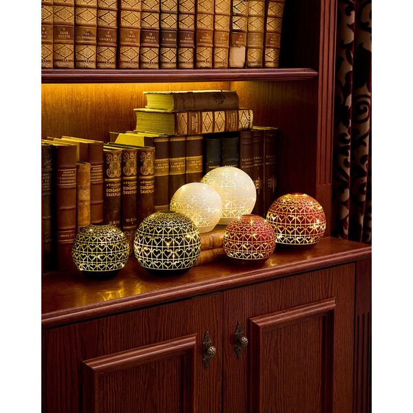 Sirius Home 50285, Light decoration figure, Bordeaux, Glass, Ambience, Orientation, Universal, Ball