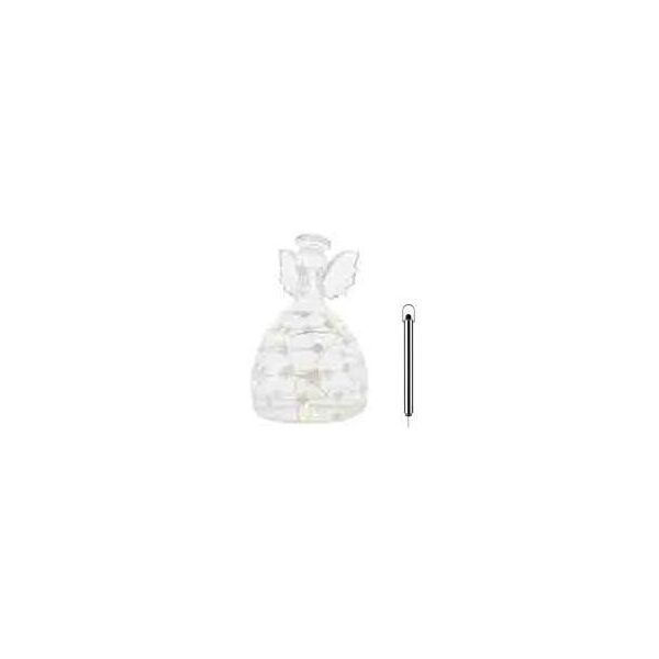 Sirius Home Sweet Christmas Angel, Light decoration figure, Transparent, Glass, 8 lamp(s), LED, Battery
