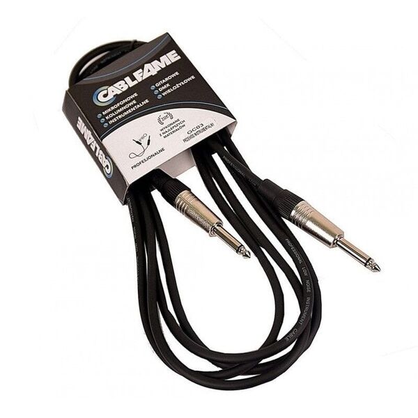 CABLE4ME przewód jack - jack instrumentalny 1m