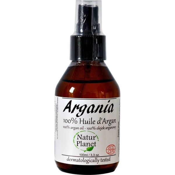 Natur Planet Olej arganowy nierafinowany pipetka 100ml