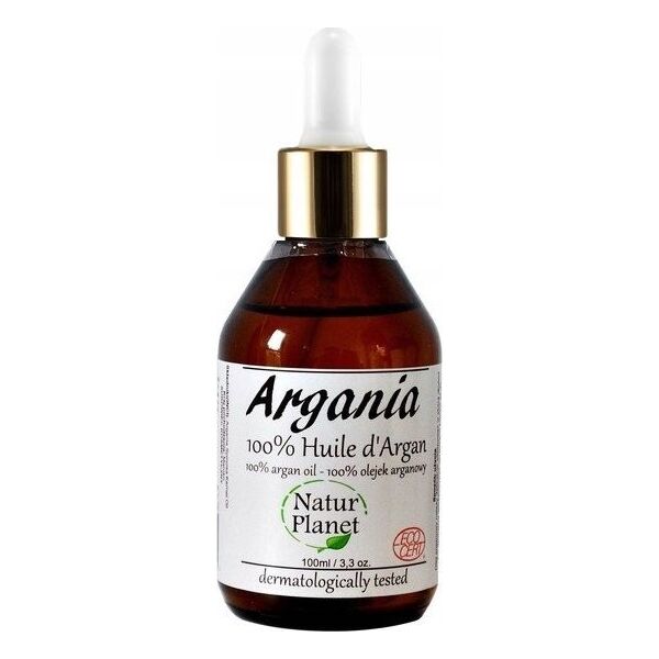 Natur Planet Olej arganowy nierafinowany pipetka 100ml