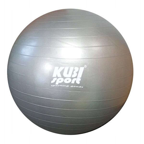 Μπάλα Γυμναστικής για Άσκηση Προπόνησης KUBISPORT 75 cm Γκρι