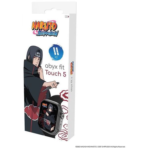 abyx Smartwatch Fit Touch 5 Itachi Uchiwa         space grau