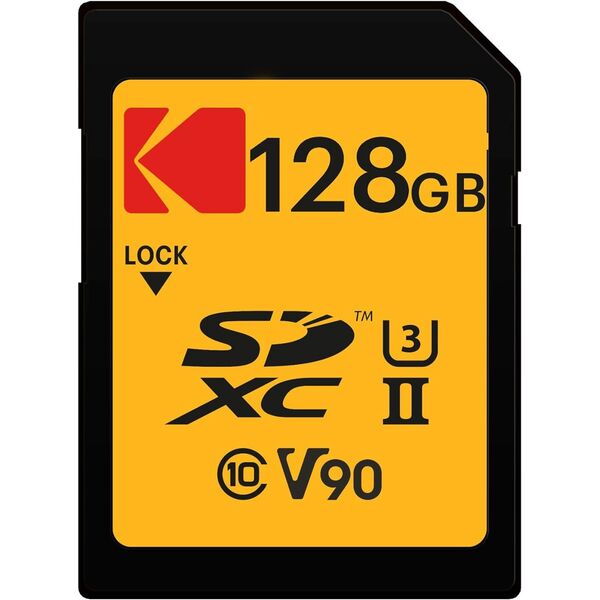 Kodak SD 128GB UHS-II U3 V90 Ultra Pro
