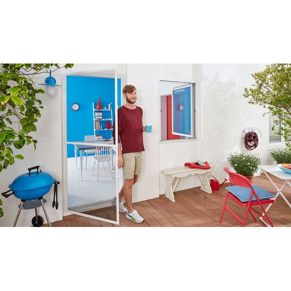Tesa moskitiera balkonowa Comfort 1x2,2m rama aluminiowa biała (55192-00002-00)
