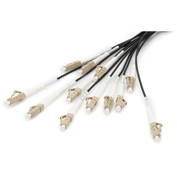 DIGITUS LWL Patchkabel LC->UPC 30m Vorkonfektioniert OM4 12
