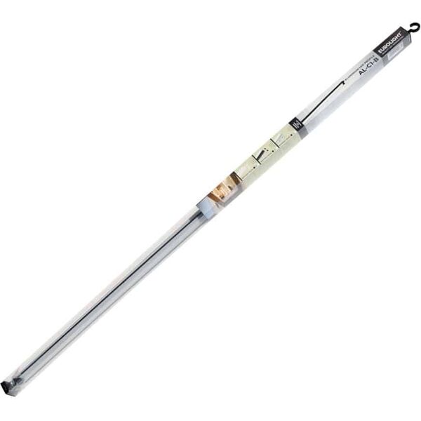 Profile for LED strips EUROLIGHT AL-C2-B, aluminum, angular, black, anodized, 2m