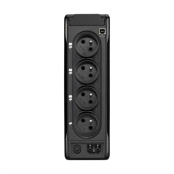 Eaton 3P Ellipse UPS USB FR, 700 VA, 420 W, Είσοδος: C14, Έξοδοι: (3) Τύπος E, (1) Μόνο προστασία από υπερτάσεις Τύπος E, USB φόρτιση