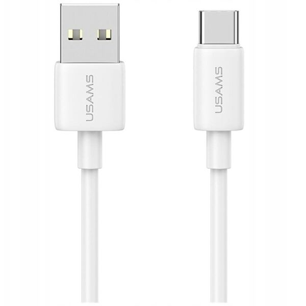 Kabel USAMS YD Series SJ708 18W 3A USB-A do USB-C 1m biały