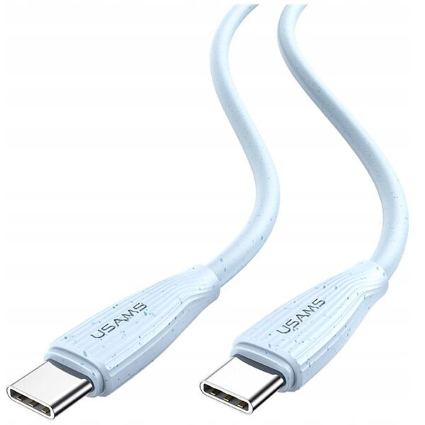 Kabel USAMS Green Series SJ716 60W USB-C do USB-C 1m niebieski