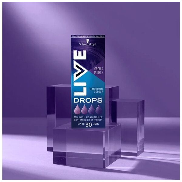 SCHWARZKOPF_Live Drops zmywalna farba do włosów Orchid Purple 30ml
