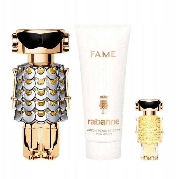 SET PACO RABANNE Fame EDP spray 80ml + BODY LOTION 100ml + MINIATURA EDP spray 4ml