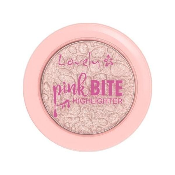 Lovely LOVELY_Glow Pink Bite Highlighter rozświetlacze do twarzy