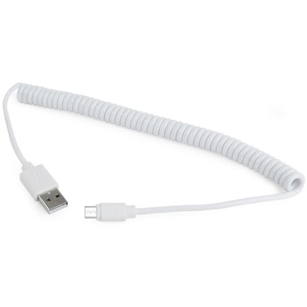 Kabel USB Gembird USB-A - microUSB 1.8 m Biały (CC-mUSB2C-AMBM-6-W)