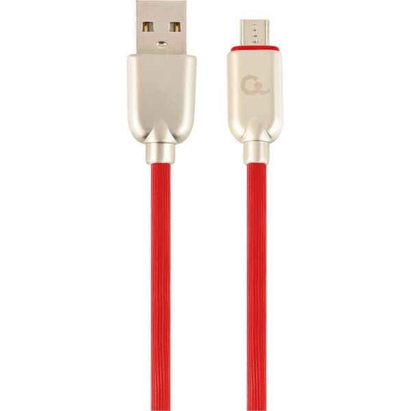 Kabel USB Gembird USB-A - microUSB 1 m Czerwony (CC-USB2R-AMmBM-1M-R)
