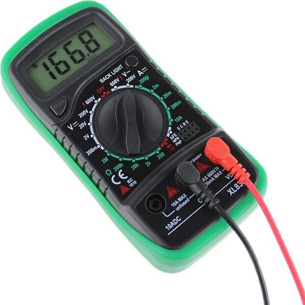 Home Appliances AG102E MIERNIK PRĄDU CYFROWY MULTIMER ZIELONY