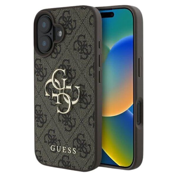 Guess Guess GUHCP16M4GMGBR iPhone 16 Plus 6.7" brązowy/brown hardcase 4G Big Logo