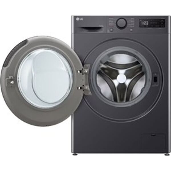 Pralko-suszarka LG LG | Washing machine with dryer | F4DR510S2M | Energy efficiency class A | Front loading | Washing capacity 10 kg | 1400 RPM | Depth 56.5 cm | Width 60 cm | Display | LED | Drying system | Drying capacity 6 kg | Steam function | Direct