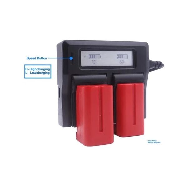 Φορτιστής Baxxtar Pro LCD Dual για LP-E6