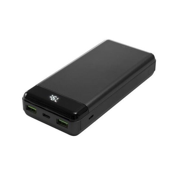 Εξωτερική μπαταρία 5000 mAh DELTACO, με βάση, ασύρματη, PD 20 W, μαγνήτης, μαύρη / PB-Q1007 / 1903254