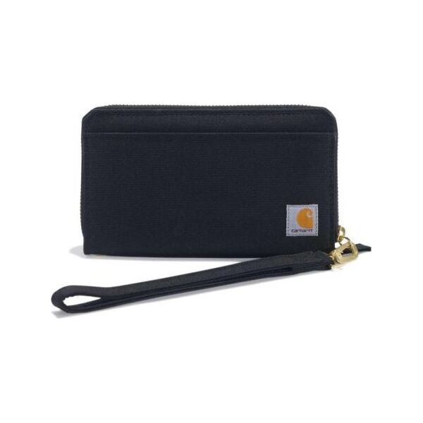 Carhartt Portfel Carhartt Nylon Duck LayFlat Clutch Black