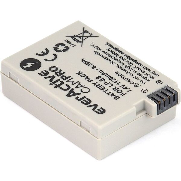 Akumulator EverActive zamiennik Canon LP-E8, 1120 mAh (EVB018)