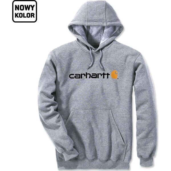 Carhartt Bluza Carhartt Signature Logo Midweight Grey