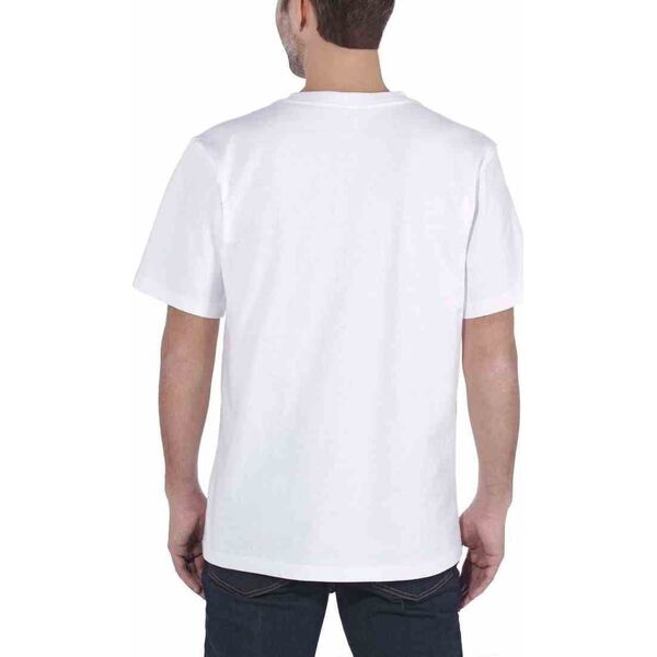 Carhartt Koszulka Carhartt Workwear Pocket S/S White