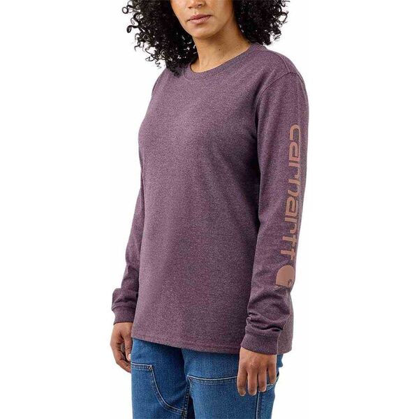 Carhartt Koszulka Carhartt Workwear Sleeve Logo LS Blackber