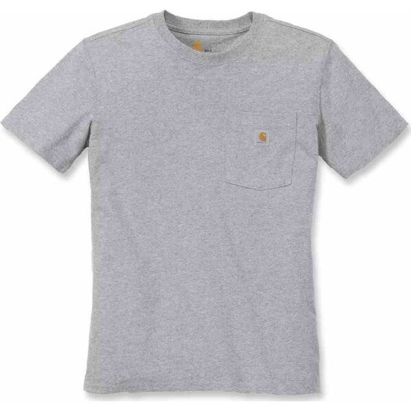 Carhartt Koszulka Carhartt WK87 Workwear Pocket S/S Grey