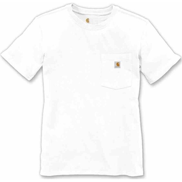 Carhartt Koszulka Carhartt WK87 Workwear Pocket S/S White