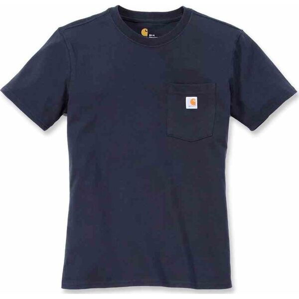 Carhartt Koszulka Carhartt WK87 Workwear Pocket S/S Navy