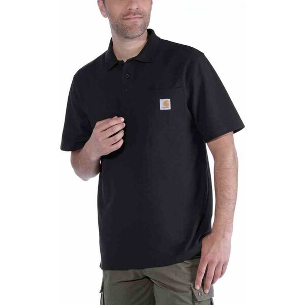 Carhartt Koszulka Carhartt Polo Contractor Work Black