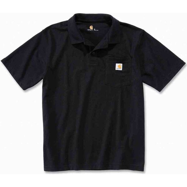 Carhartt Koszulka Carhartt Polo Contractor Work Black