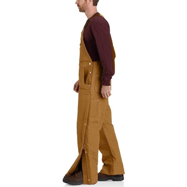 Carhartt Ocieplane Ogrodniczki Carhartt Firm Duck Brown
