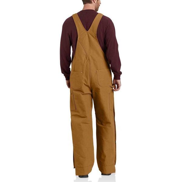 Carhartt Ocieplane Ogrodniczki Carhartt Firm Duck Brown