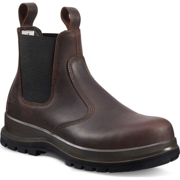 Carhartt Buty Carhartt Carter Chelsea Boot S3 Dark Brown