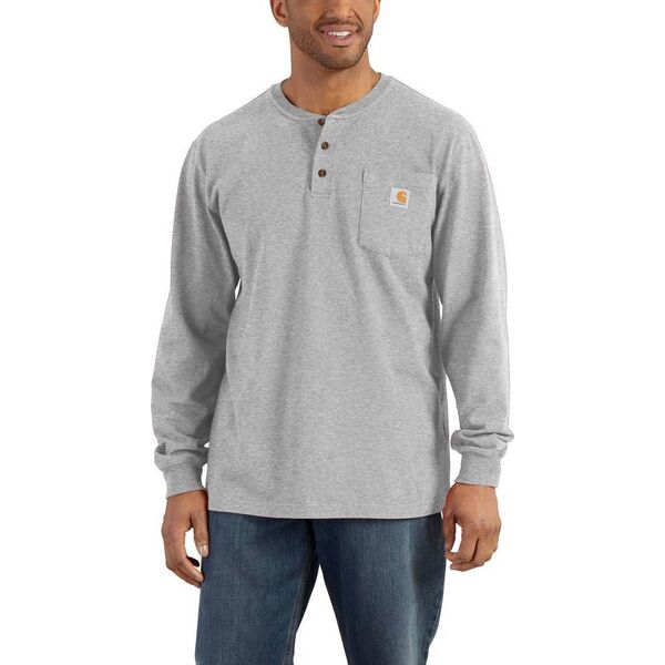 Carhartt Koszulka Carhartt Long Sleeve Heather Grey