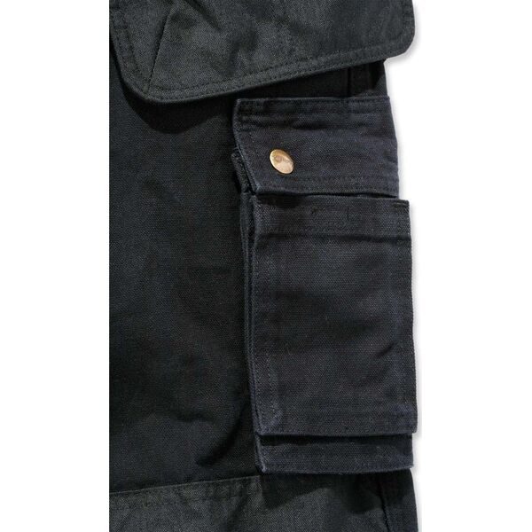 Carhartt Spodnie Carhartt Multi Pocket Washed Duck Black