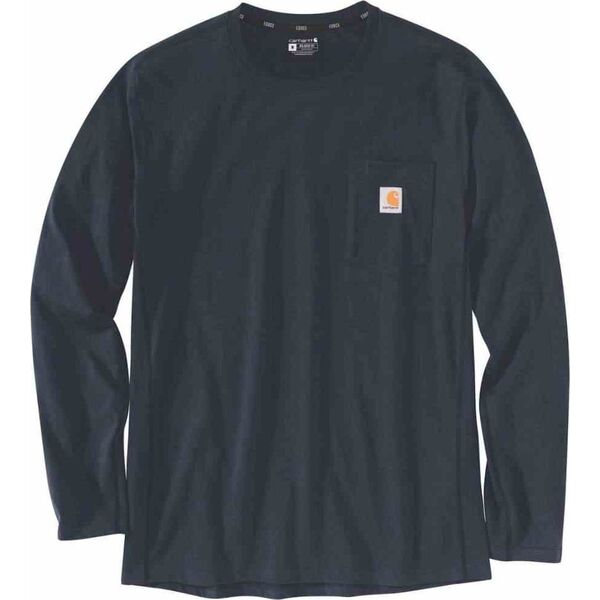 Carhartt Koszulka Carhartt Force Relaxed Fit L/S Navy