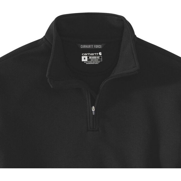 Carhartt Bluza Carhartt Quarter Zip Mid Mock Neck Black